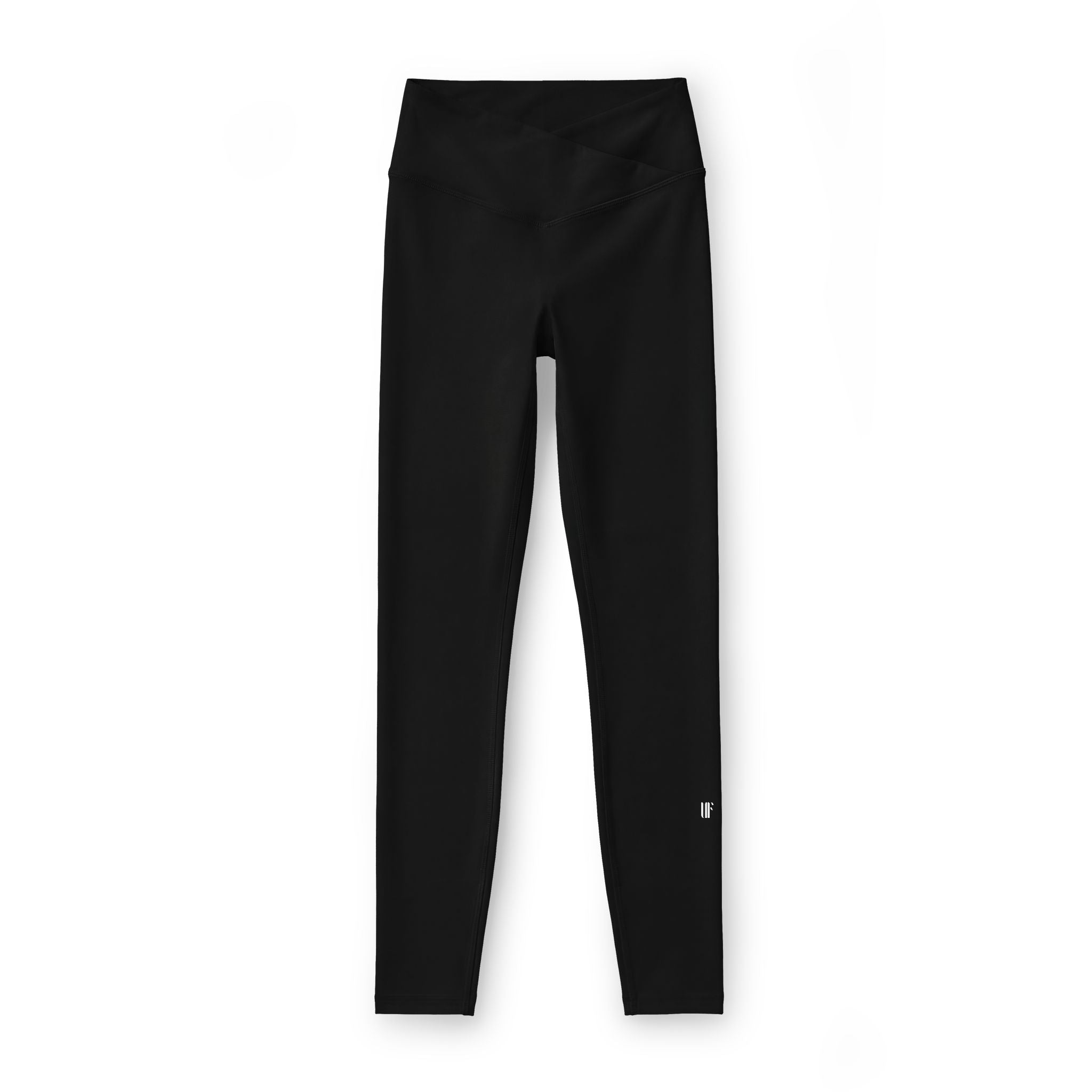 High-Waist Luxe Black Performance Leggings