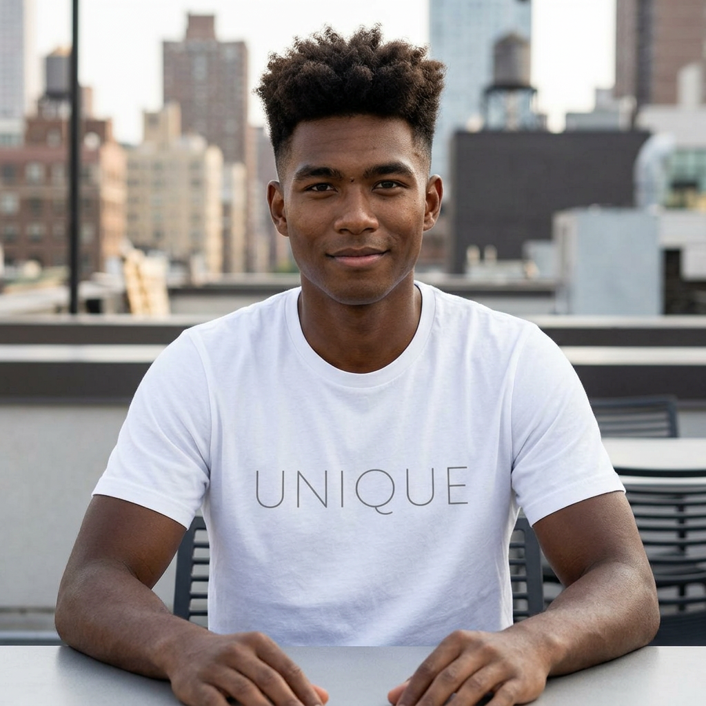UNIQUE Unisex Graphic Short Sleeve Tee Shirt